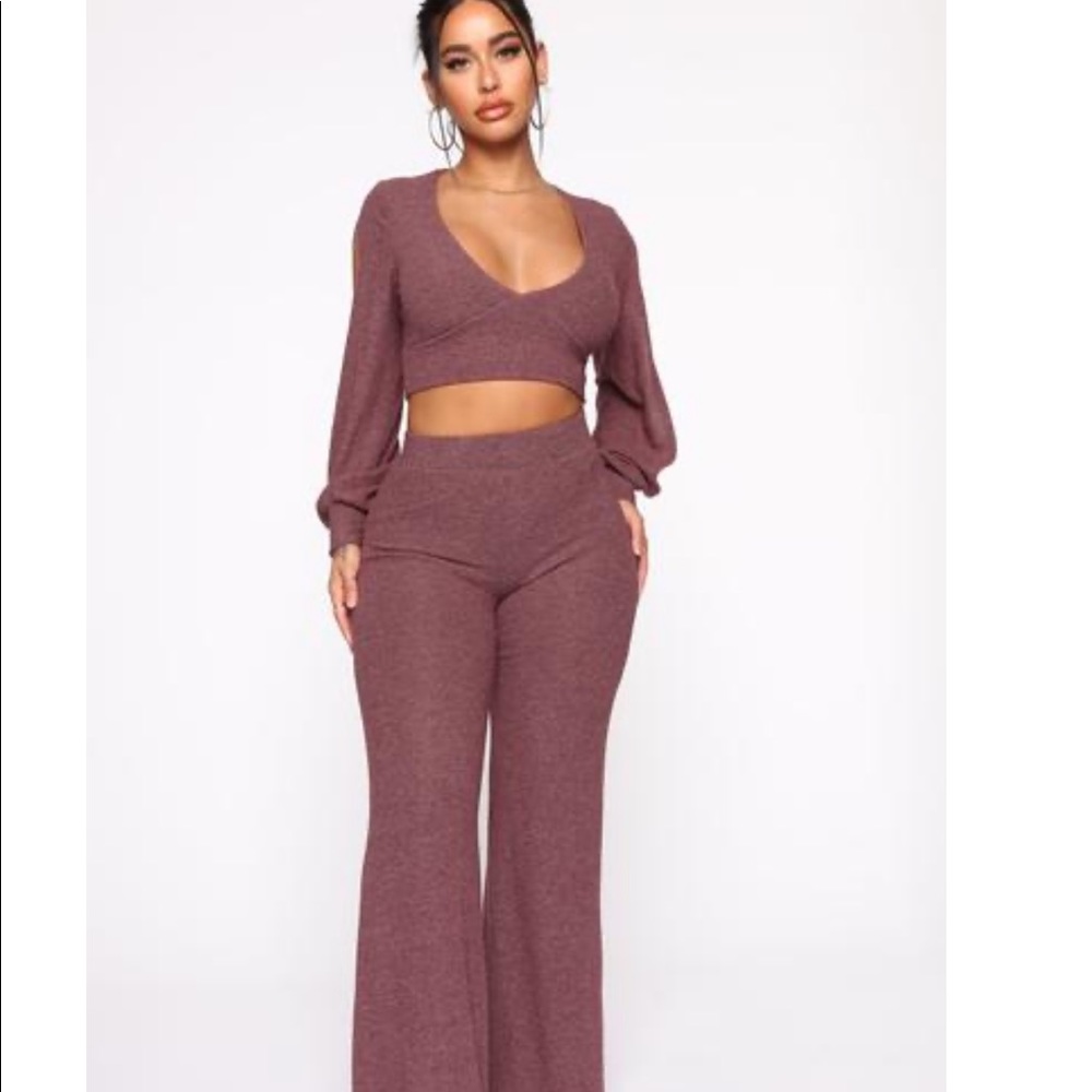 Two piece set plum 💕